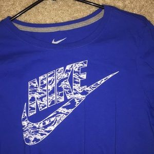 Blue Nike Long Sleeve